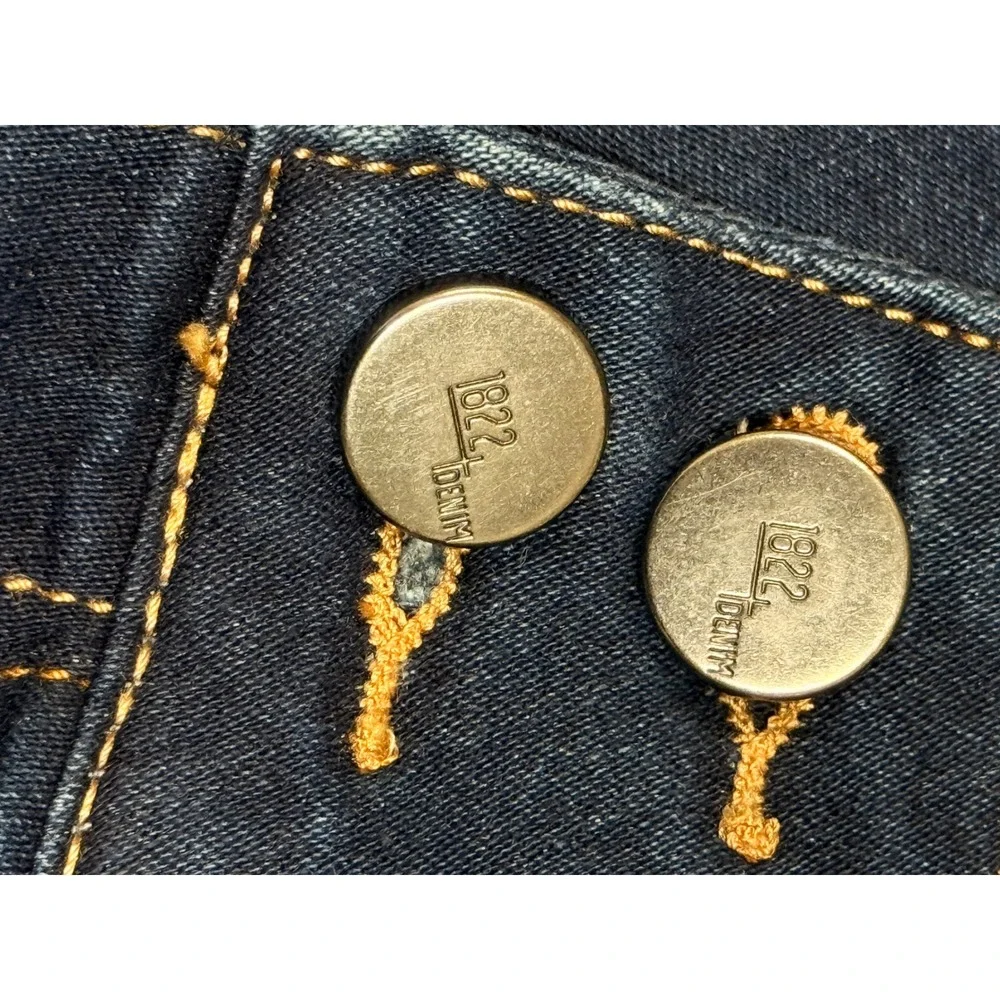 1822 Denim Women Blue Wash Classic Fit Denim Pencil Skirt Size‎ 16